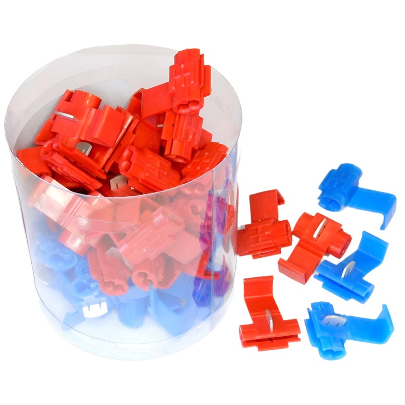 Quick Splice Connectors Red And Blue