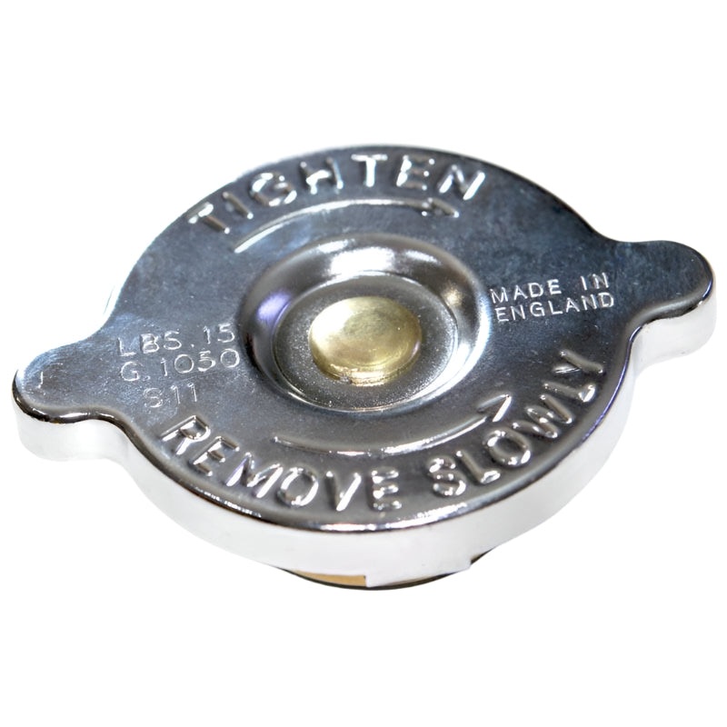 Radiator Cap (CHROME) Rubber Upper Seal 15lb