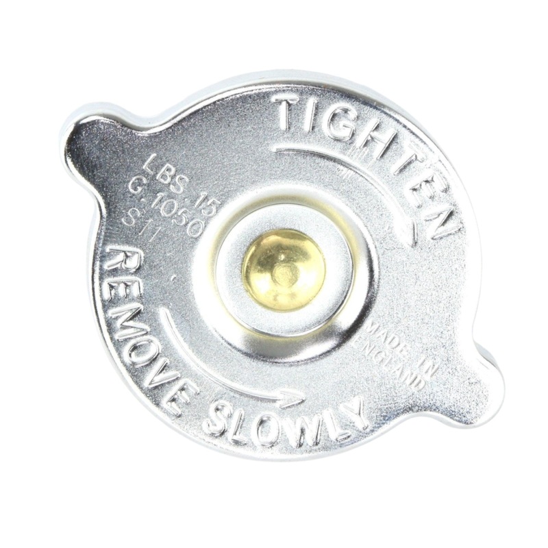 Radiator Cap (CHROME) Steel Upper Seal 15lb
