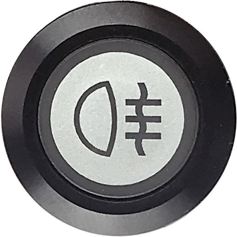 Rear Fog Switch Illuminated Black Bezel