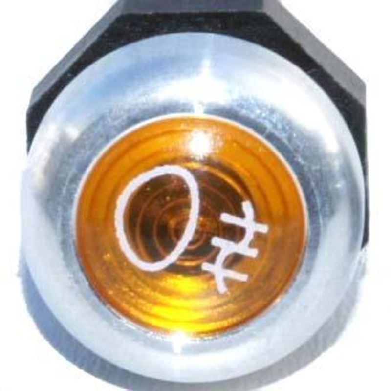 Rear Fog Warning Light Large Aluminium Bezel