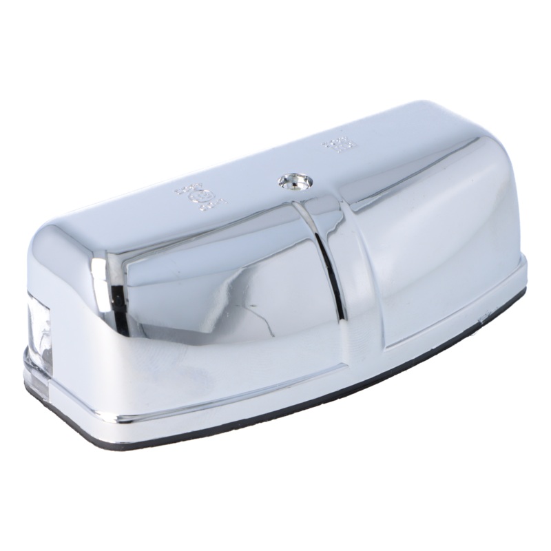 Rear Number Plate Lamp Chrome 110mm
