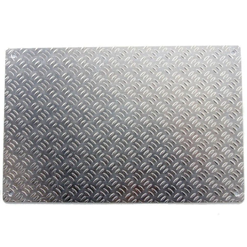 Rectangular Aluminium Footwell Heel Pad