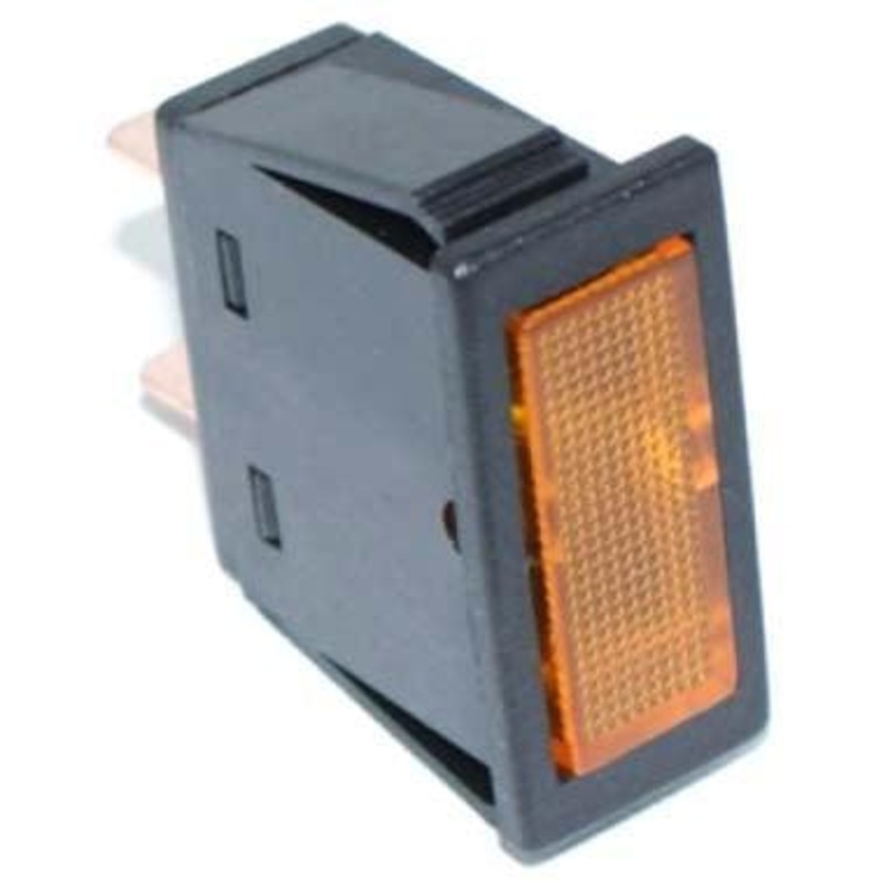 Rectangular Warning Light Amber