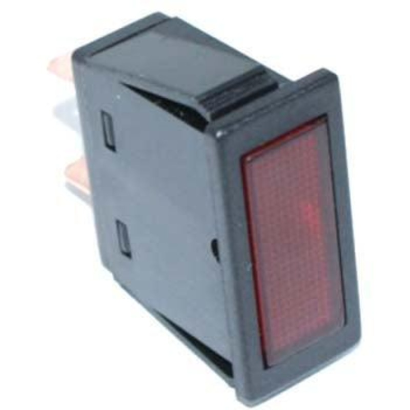 Rectangular Warning Light Red