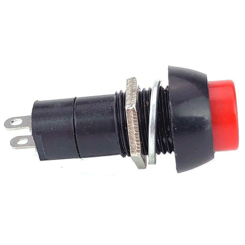 Red and Black Push Button Switch