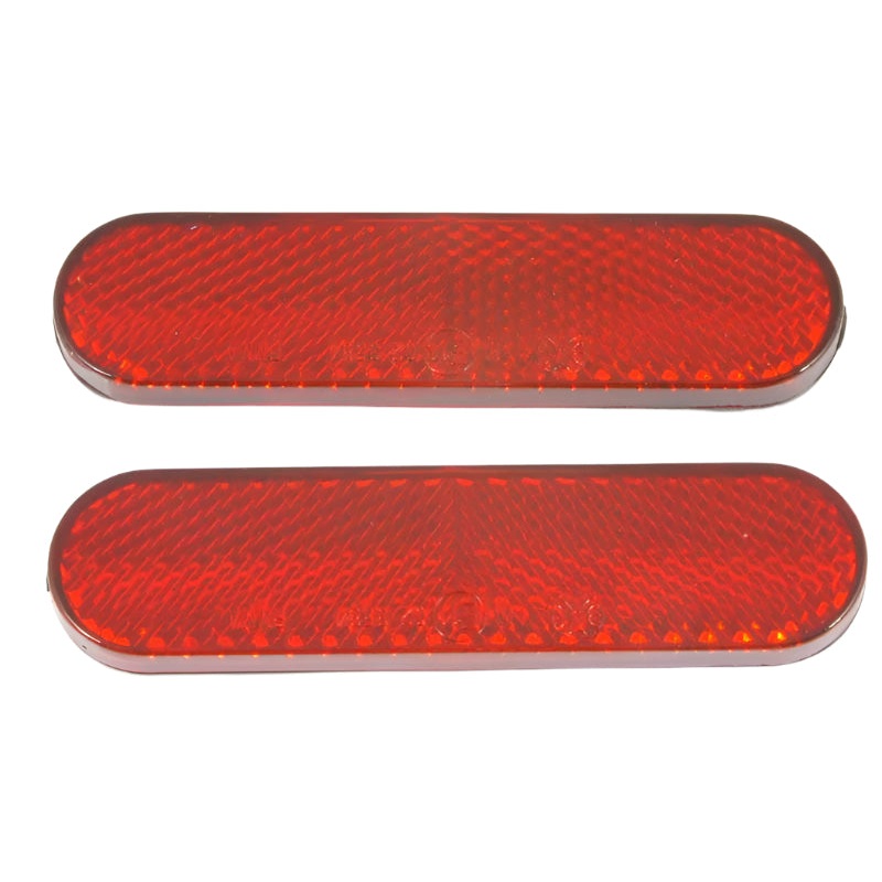 Red Rear Reflectors 96 x 25 Pair
