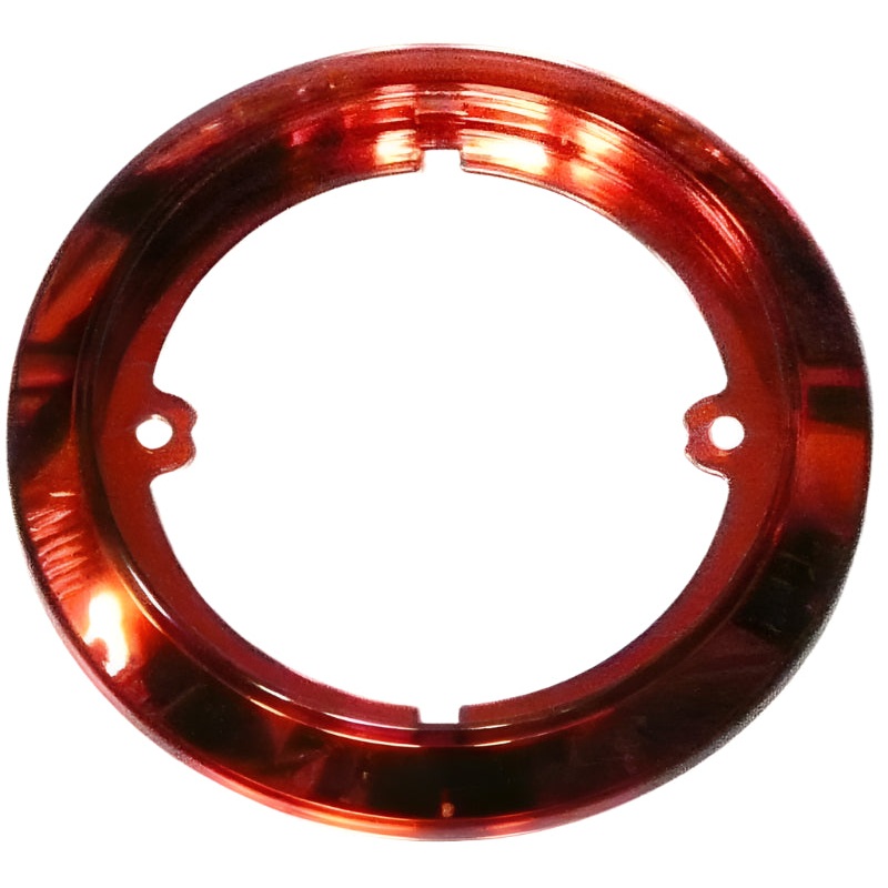 Red Reflective Bezel For 95mm Lamps