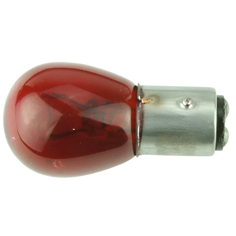 Red Stop/Tail 21W / 5W  Staggered Bayonet Pins