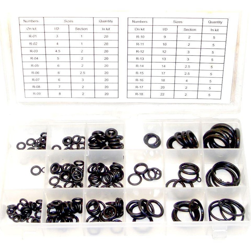 Rubber O Ring Selection Pack Of 225