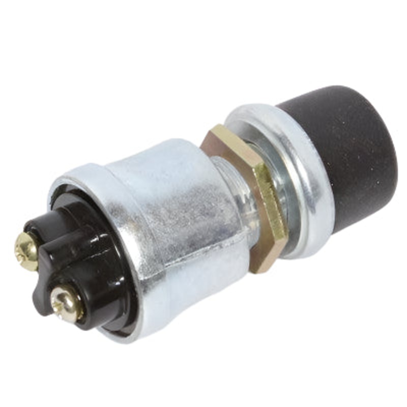 Rubber shroud push-button switch