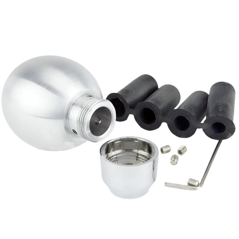 Satin Aluminium Egg Shape Gear Knob