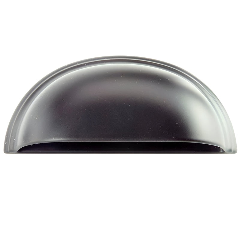 Satin Black Powder Coated Diecast Metal 'D' Pull Handle