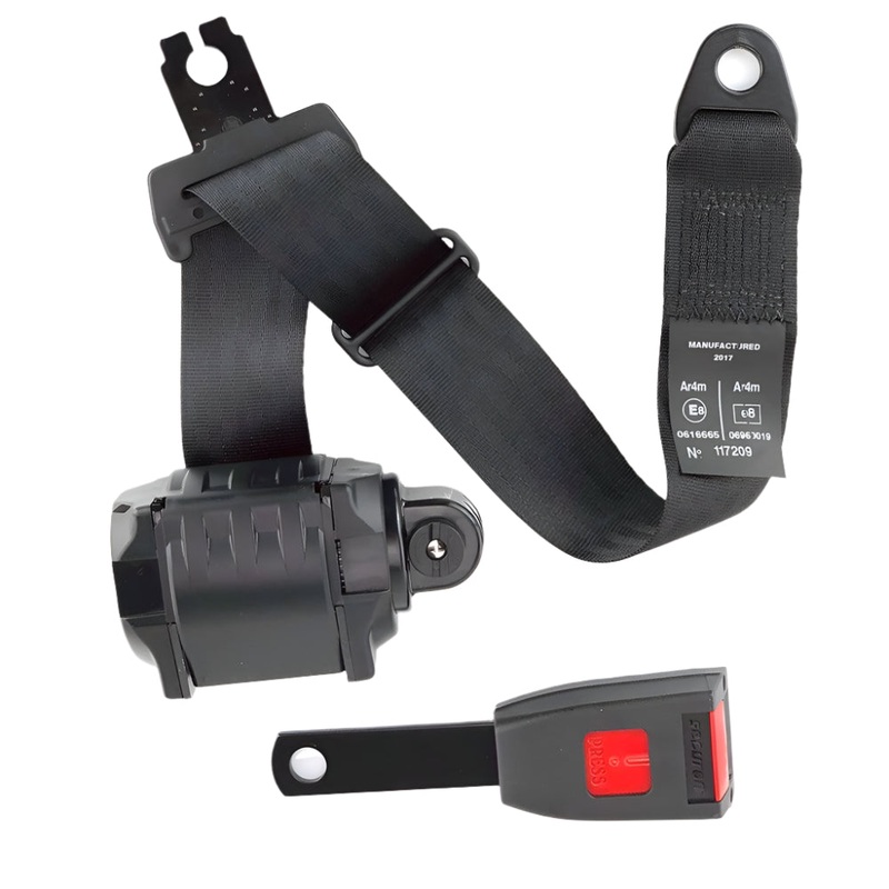 Securon 3 Point Fixing Multi-Angle 3 Retractable Short Stalk Black