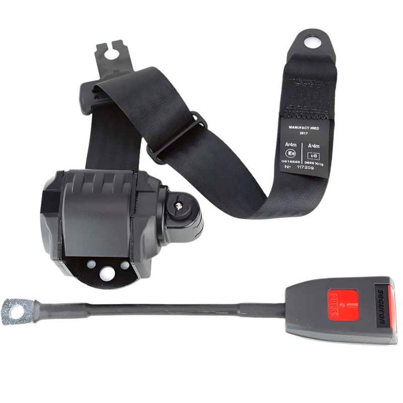 Securon 3 Point Fixing, Multi-Angle Retractable Long Stalk Black