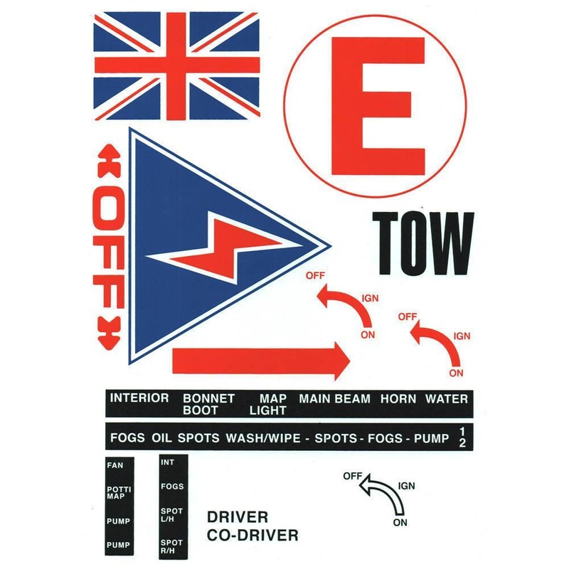 Self Adhesive Scrutineers Sticker Sheet