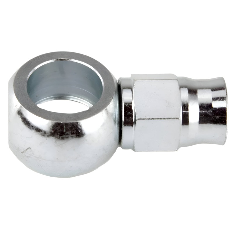 Short Banjo Hose End For 7/16" UNF Banjo Bolt
