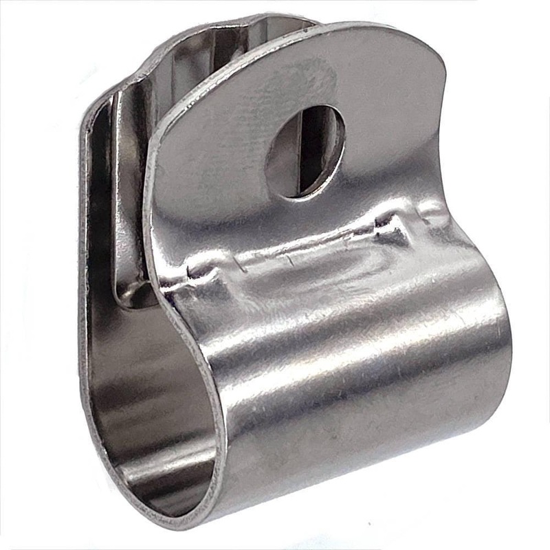 Single Spotlight Clamp Stainless Steel for Badge Bar