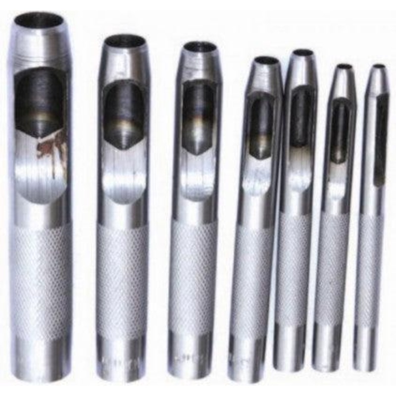 Small 6 Piece Wad Punch Set