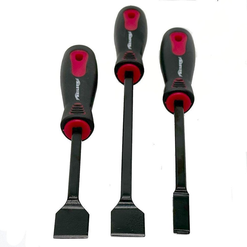 Soft Handled 3 Piece Steel Scraper Set