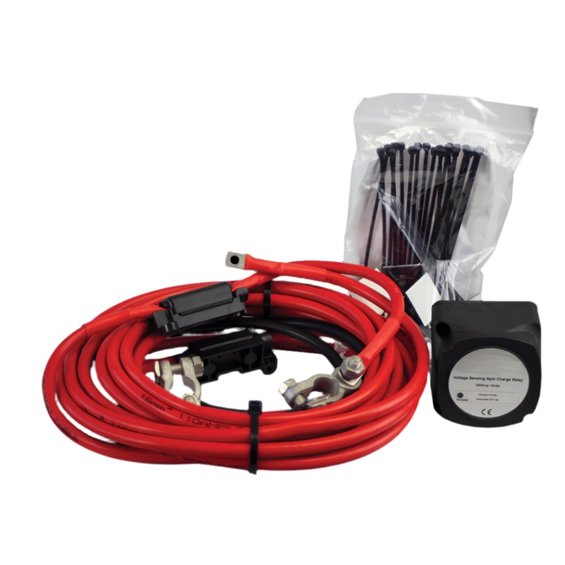140Amp 12V Split Charge Relay Kit (VSR) for Vehicles