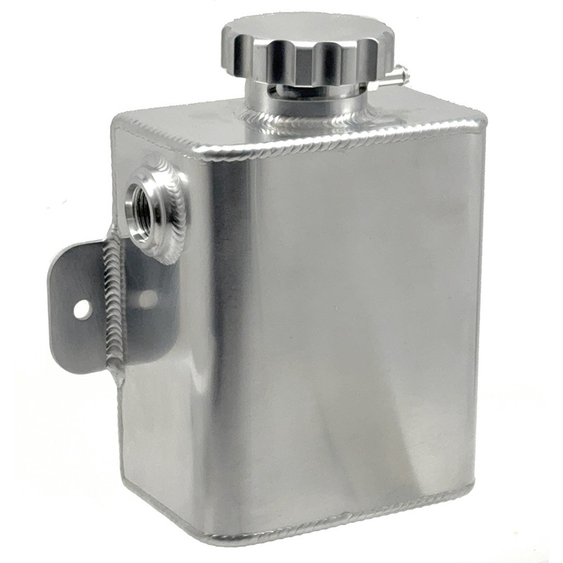 Aluminium Header / Expansion -/ Overflow Tank Rectangular 1 Ltr