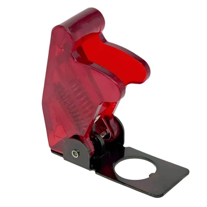 CLEAR RED Doomsday Toggle Switch Cover