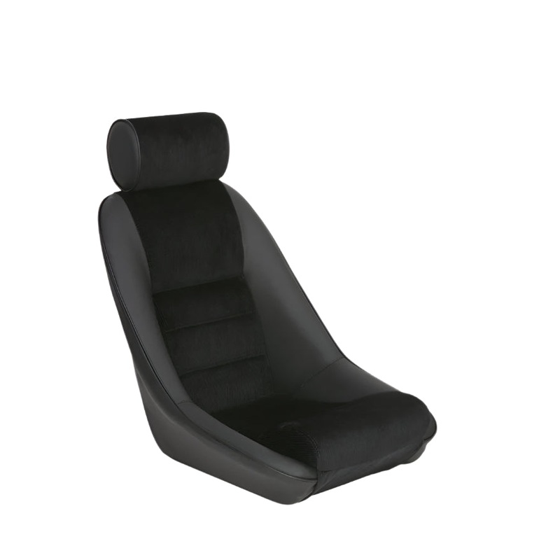 Cobra Classic RS Racing Seat Black Vinyl w/ Black Piping