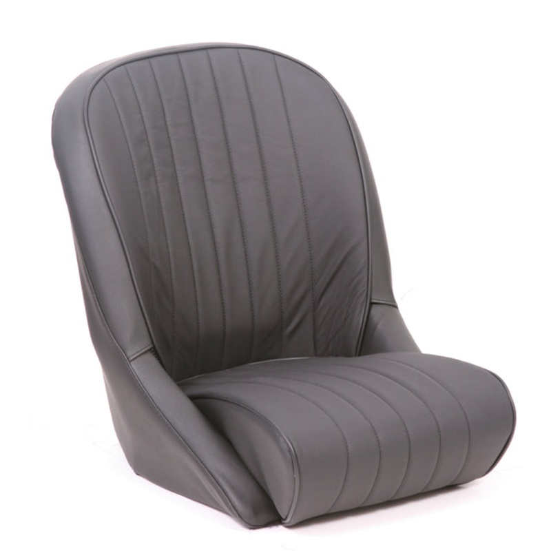 Cobra Roadster XL/XL+ Seat XL - Black Vinyl/ Piping