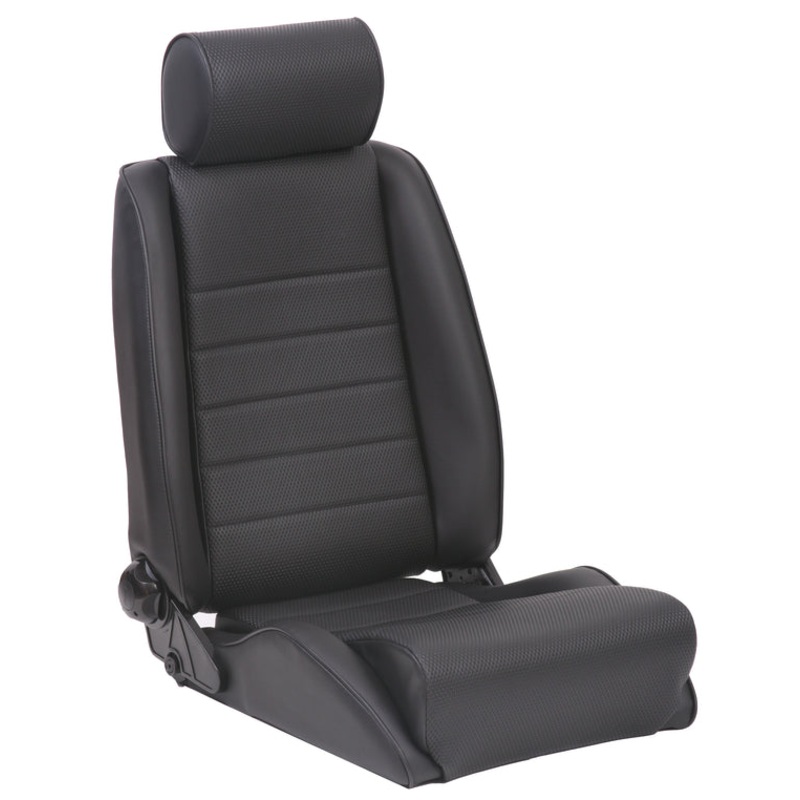 Cobra Stuttgart Classic Seat Black Vinyl/ Black Piping
