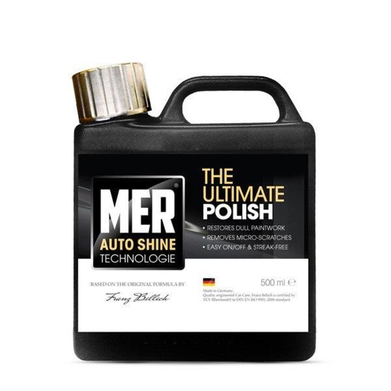 MER Ultimate Shine Polish 500ml - Restores & Protects Car Paintwork