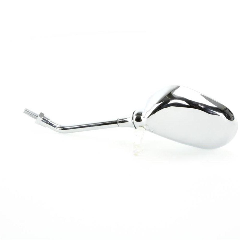 Small Chrome Mirror Long Stalk 260mm