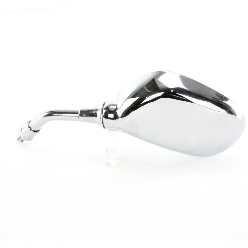 Small Chrome Mirror Short Stalk 200mm