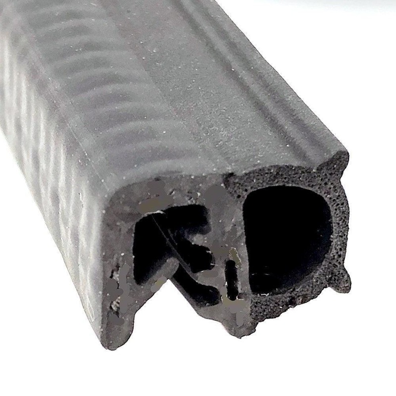 Small Eared Rubber Door Aperture Seal Per Metre