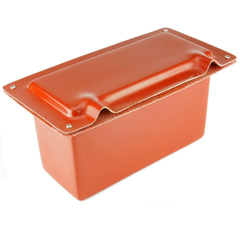 Small Glass Fibre Red Battery Box 320mm