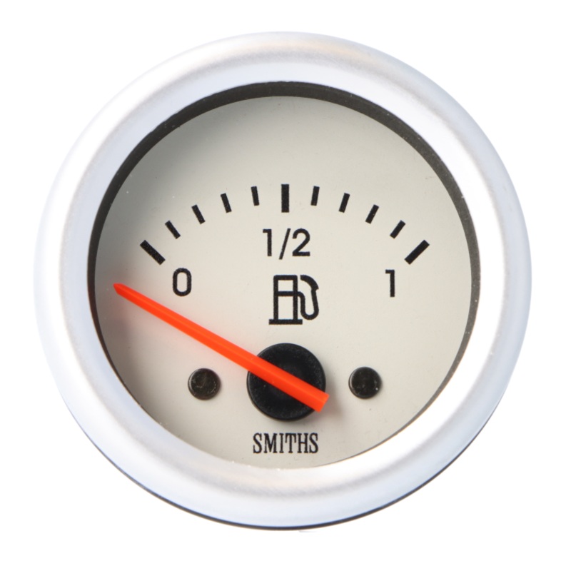 Smiths Telemetrix Fuel Gauge  52mm - 12V - Cirrus white dial