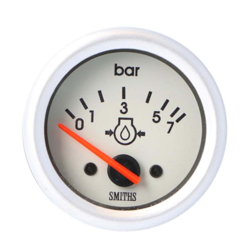 Smiths Telemetrix Oil Pressure Gauge  52mm - Cirrus white dial