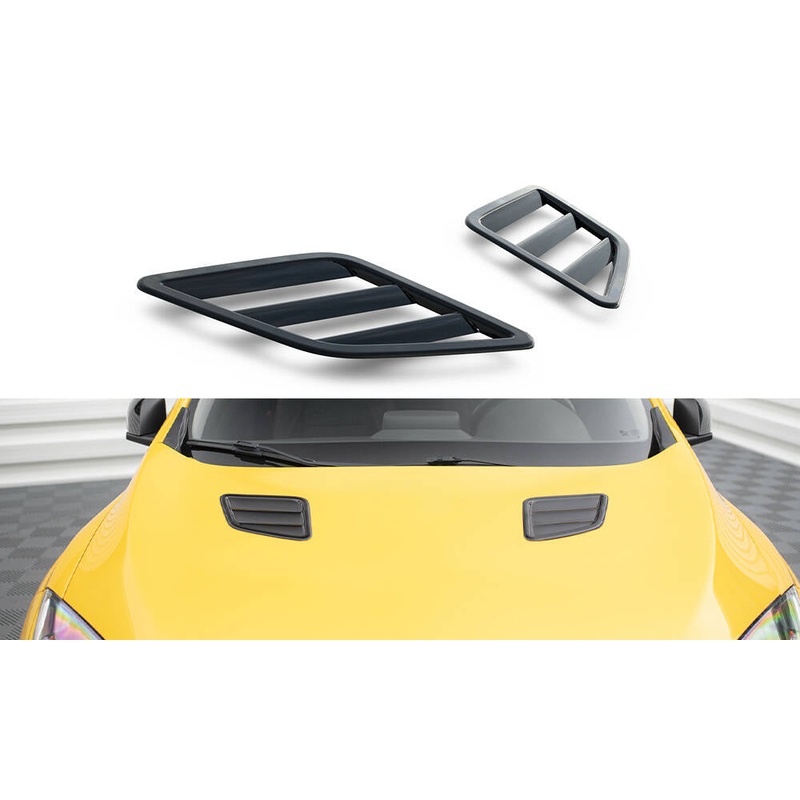 BONNET VENTS GLOSS BLACK