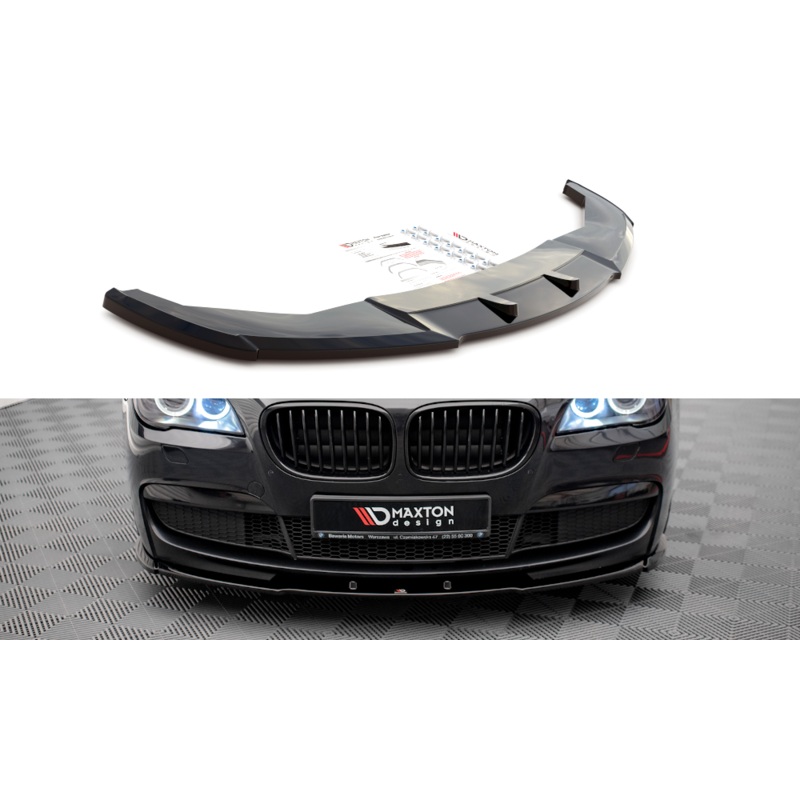 FRONT SPLITTER V.1 BMW 7 M-PACK F01 GLOSS BLACK