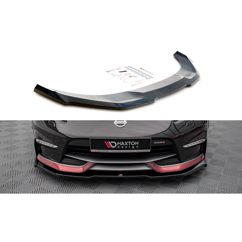 FRONT SPLITTER V.1 NISSAN 370Z NISMO FACELIFT GLOSS BLACK