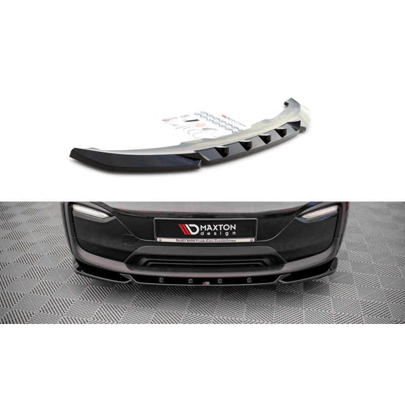 FRONT SPLITTER V.2 BMW I3 MK1 FACELIFT GLOSS BLACK