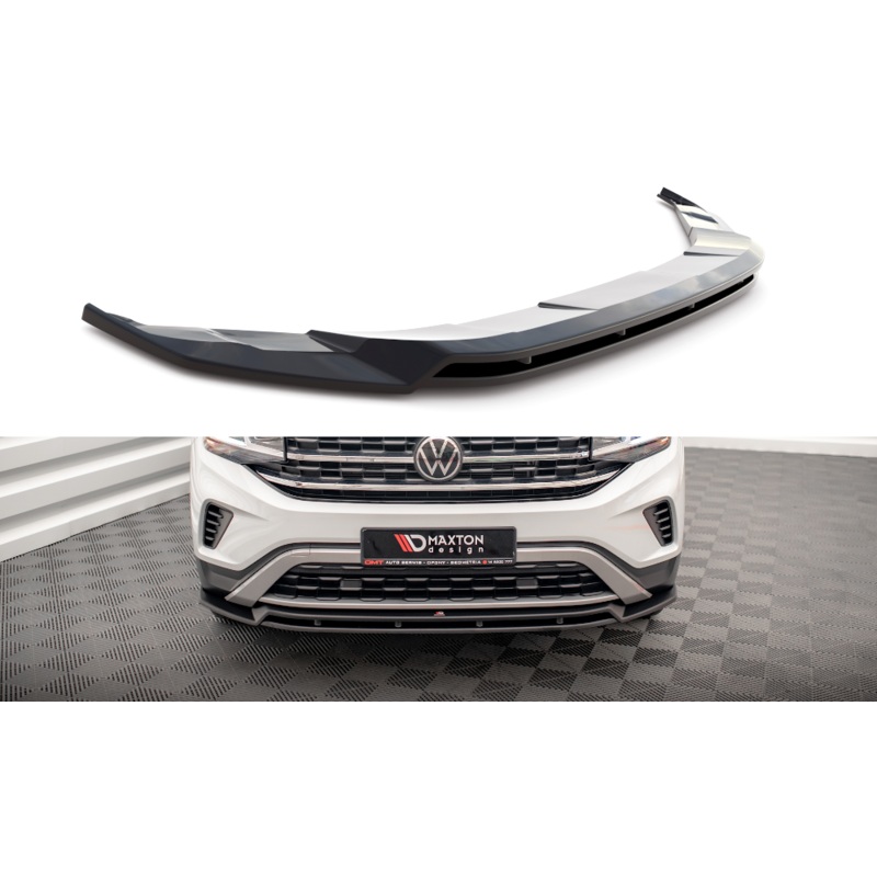 FRONT SPLITTER V.2 VOLKSWAGEN ATLAS CROSS SPORT GLOSS BLACK