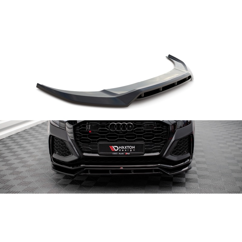 FRONT SPLITTER V.3 AUDI RSQ8 MK1 GLOSS BLACK