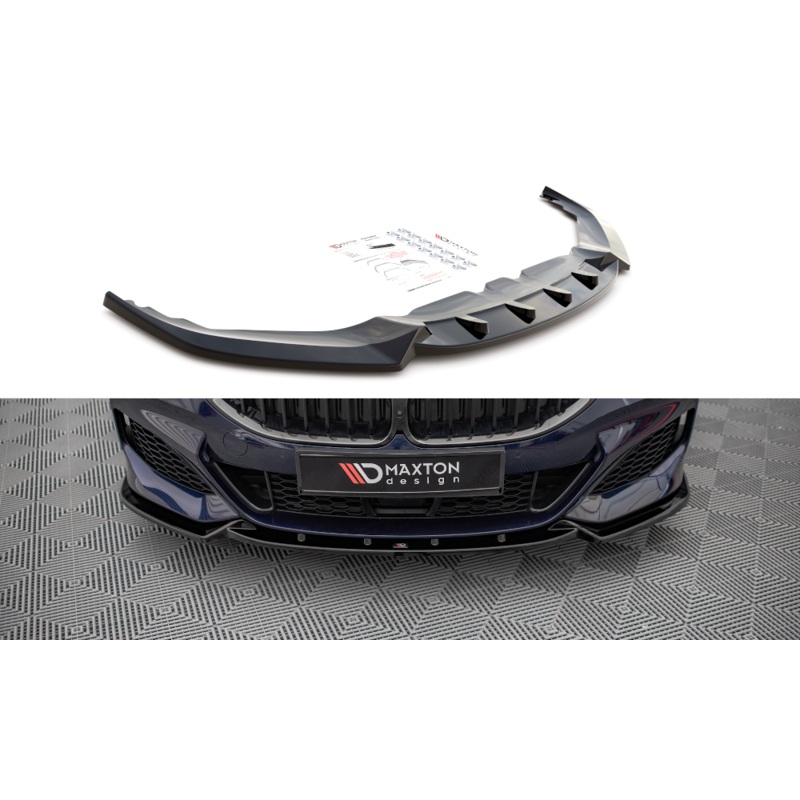 FRONT SPLITTER V.3 BMW 8 COUPE M-PACK G15 / 8 GRAN COUPE M-PACK G16 GLOSS BLACK