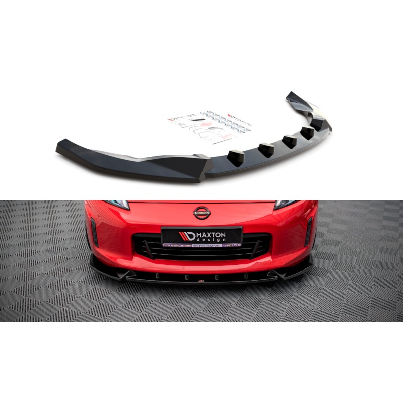 FRONT SPLITTER V.3 NISSAN 370Z FACELIFT GLOSS BLACK