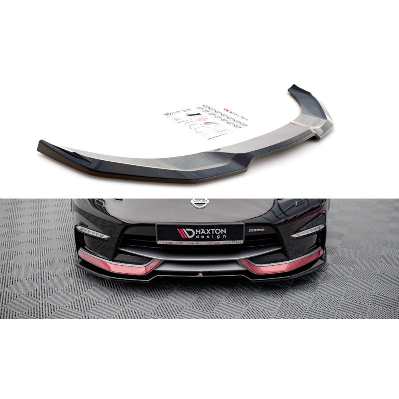 FRONT SPLITTER V.3 NISSAN 370Z NISMO FACELIFT GLOSS BLACK