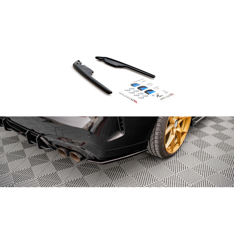 REAR SIDE SPLITTERS BMW M235I GRAN COUPE F44 GLOSS BLACK