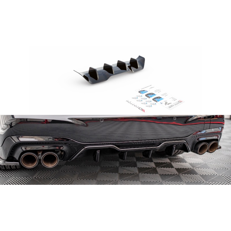 REAR VALANCE BMW M235I GRAN COUPE F44 GLOSS BLACK