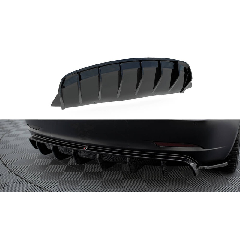 REAR VALANCE V.2 TESLA MODEL 3 GLOSS BLACK
