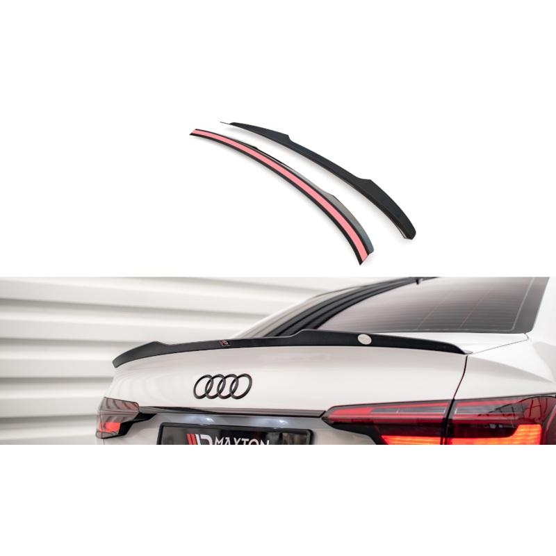 SPOILER CAP AUDI A4 SEDAN B9 FACELIFT GLOSS BLACK